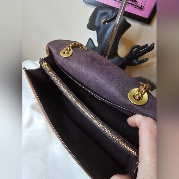 Rare Coach Parker Leather/Straw Bag! - Picture 15 of 17